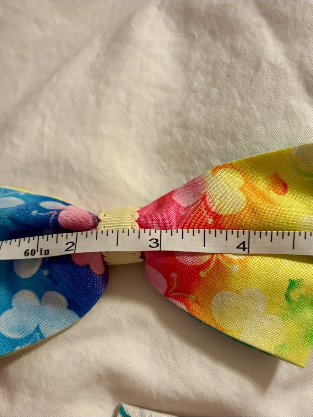 Dog Collar Bow Set - Pink Floral & Rainbow Designs